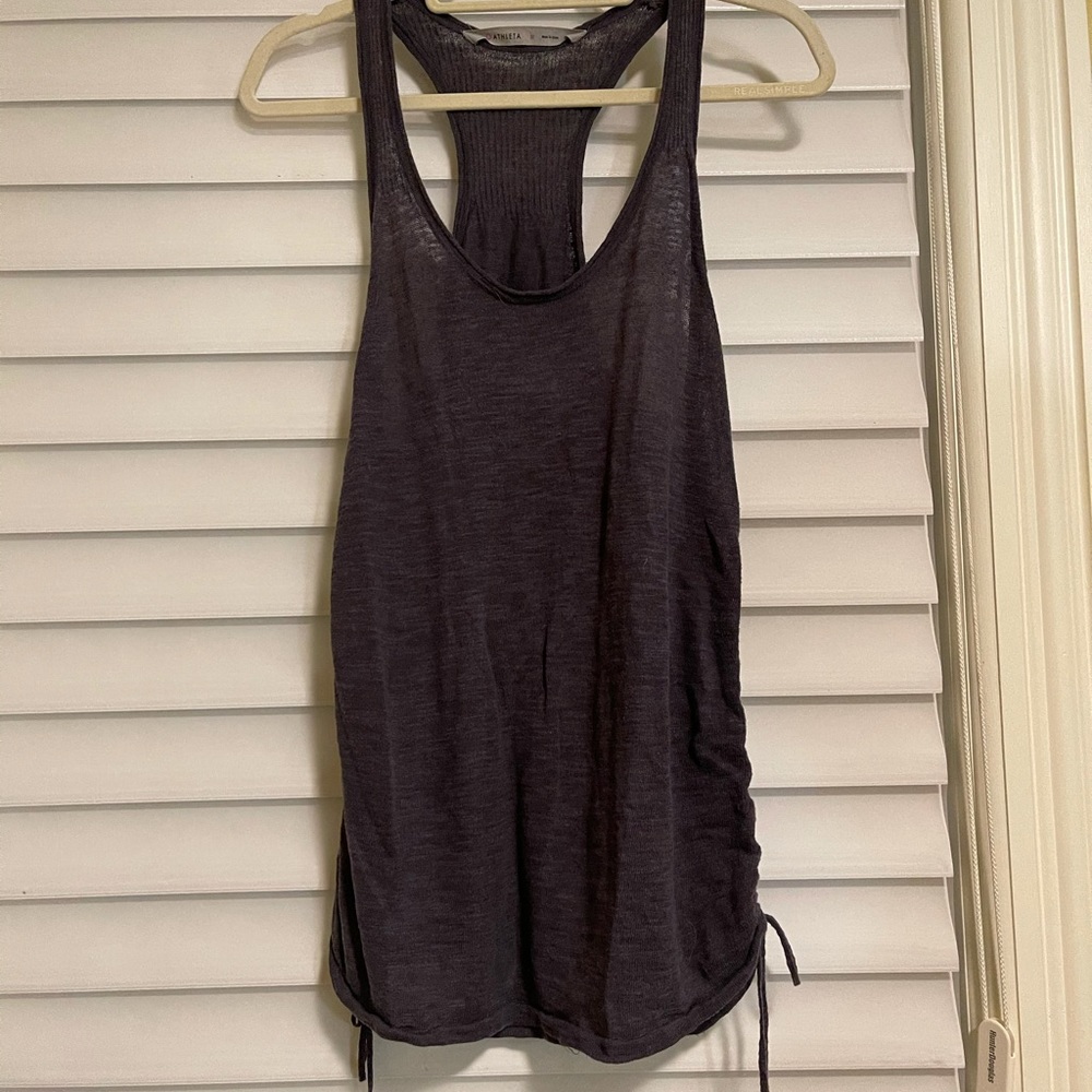 Knit fringe top